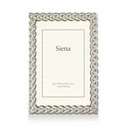 Siena Silver Braid Frame, 5 x 7