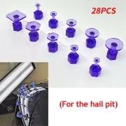 28 pcs Car Body Dent Removal Pulling Tabs Paintless Repair Glue Tabs Puller Tabs
