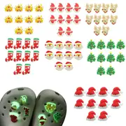 70Pcs Christmas Shoe Charms Glow in the Dark Croc Charms for Adult Party Holiday Gifts