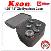 1.25" / 2" Combo Zip Telescope Eyepiece Case (Foam, Precut, Protect from dust)
