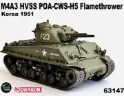 Dragon 1/72 U.S. M4A3HVSS Sherman Spitfire Tank 63147 Finished Product Model