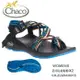【速捷戶外】美國 Chaco cloud ZX/2 紓壓越野運動涼鞋 女款CH-ZLW04HG15 -雙織夾腳(藝術鵲藍),戶外涼鞋,運動涼鞋