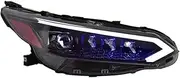 Headlight assembly 2020-2022 modified daytime running lights streamer turn lights LED lens headlights Suitable Compatible with Nissan Sylphy