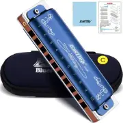 Harmonica Diatonic Blues Harmonica Key of C Blues Harp Mouth Organ Harmonica ...