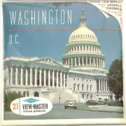 WASHINGTON D.C. 3d View-Master 3 Reel Packet NEW SEALED