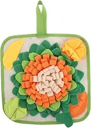 Totority Rabbit Foraging Mat: Small Animal Snuffle Mat for Rabbits and Hamsters - Washable Foraging Toy - Slow Feeder Design for Indoor Training and Outdoor Activities