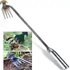 Loose Soil Weeders 4 teeth Weeding Rake Pulling Grass Tool Garden Hoe Garden