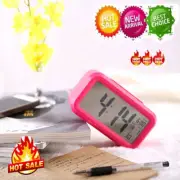 Digital Bedside LED Snooze Alarm Clock Time Temperature Day/Night Mode Clock AU