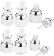 Essential Oil Perfume Bottles 6 Pack Dropper Bottles Portable Liquid Container Leakproof for Travel Parties Stylish Compact Random