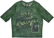 [Rock Off officially licensed products] Bob Marley Kaya Mesh Crop Top
