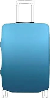 [Joisal] Dim Gray Luggage Protective Covers for Suitcase Stretch Suitcase Protector, Luggage Accessories, modern sky and ocean blue, S 18-20 in