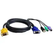 ATEN 2L-5303UP PS/2 and USB KVM Cable - 3.0m
