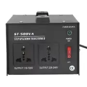 Step Up Transformer 500W Voltage Converter 110V/220V & 110V-120V/220V-240V CAD