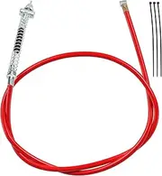 YOXUFA 172mm 67" Rear Drum Brake Cable Line for Predator 212cc 196cc 6.5hp Coleman CT200U CT200U-EX BT200X Baja Hensim Warrior Heat Motorsports MB165 MB200 Yerf-Dog Mini Bike ATV Scooter Red Parts