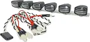 RC Car Roof Light Accessory for MN82 99S 1/12 with LED Headlights, White