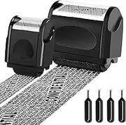 TONOS Identity Theft Protection Roller Stamp - Confidential Roller Stamp for Identity Protection & Security Stamp- Blocks Out Privacy Information, Guard Your Address & ID (2 Pack)