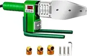 PPR Plastic Water Pipe Hot Melt Machine Kit, 800W/1000W 220V with Welding Die Head Welding Heat Container Suitable for Hydropower Engineering