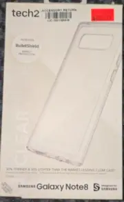 tech21 BulletShield Pure Clear Case for Samsung Note 8 - Clear