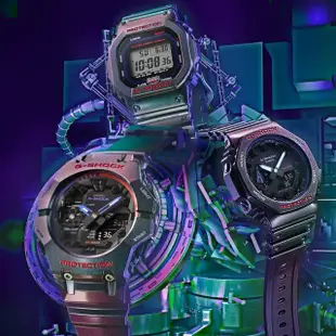 【CASIO 卡西歐】G-SHOCK 虛擬世界 八角農家橡樹雙顯手錶(GA-2100AH-6A)