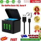 3-Channel Battery Changer For Hero 10 Hero 11 AHDBT-90 for Go Pro Hero 9 Hero 12