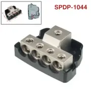 SPDP1044 Mini Distribution Block Junction Box for Car Audio 10 Gauge to 4 Gauge