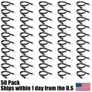 50PK 41" Rubber Tarp Strap Flatbed Truck Trailer Farm Bungees Poly Tarp Tie Down
