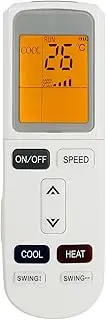 YKR-L/101E YKR-L/102E with Backlight Air Conditioner Remote Control Compatible with Rinnai RINV25RC RINV34RC RIN51RC RINV70RC RINC51RC HSNRA26 HSNRA35 HSNRA50 HSNRA70 HSNRA80 Air Conditioner