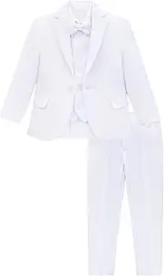 Lilax Boys Formal Suit 5 Piece Outfit Dresswear Suit Set