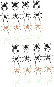 Totority Spider Ornament Fake Decoration Halloween Favors Decorative Spider Spider Adornment Ghost Spider Rings The Layout Prop Decorative