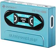 FiiO/Snowsky Retro Nano Bluetooth USB DAC AMP with LDAC, aptX Adaptive, aptX LL (3.5mm Unbalanced & 4.4mm Balanced Output) (Blue)