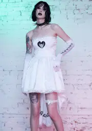 [Dolls Kill x Universal Monsters] Death Do Us Part Dress Set
