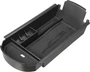 X AUTOHAUX Car Center Console Storage Box Armrests Center Console Accessories Fit for Toyota C-HR NGX50 ZYX10 2016-2022 Black