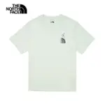 【THE NORTH FACE】TNF 北臉 短袖上衣 休閒 U BTS S/S RLX TEE - AP 男 女 綠色(NF0A8AT41OF)