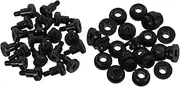 PartyKindom HDD Mounting Screws 20 Sets Mini Screws for Computer Case Mounting Kit Anti-Vibration Screws