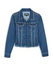 KatieJnyc Girls' Hampton Studded Jacket - Big Kid
