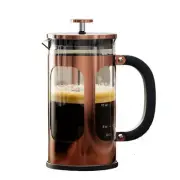 Adrinfly 3 Cup Copper French Press Coffee Maker Small with Portable, Removable