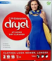 Dryel in-Dryer Cleaning Starter Kit Breezy Clean Scent 1 Kit