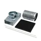 Euromaid 150mm Re-Circulating Kit Carbon Filter/Duct For Rangehood RFT6/RGT6