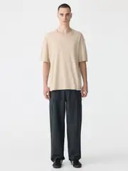 Tech Print Slouch Fit T-Shirt