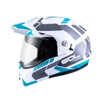 在飛比找蝦皮商城優惠-【SOL Helmets】SM-6P複合可掀式安全帽 (前衛