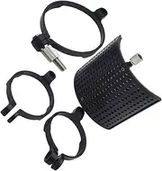 GLSTOY Pop Filter Microphone Set Windscreen and Clamp for Recording and Live Performances