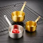 Versatile Stainless Steel Small Saucepan Mini Milk Pot 100ML Gravy Pan