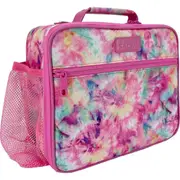Sachi Style 321 Insulated 26cm Lunch Bag Storage w/ Bottle Holder Tie Dye Splash