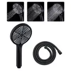 Decaura WELS 3-Mode Hand Held Shower Head High pressure 1.5M Shower Hose Black