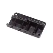 KD By AxLabs Vintage Style Bass Bridge - 4-Screw, 4-String - Black
