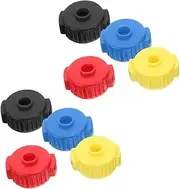 Toddmomy 8pcs Drum Cymbal Nuts: Plastic Quick Release Cymbal Nut Percussion Drum Replacement Kits for Installation Maintenance Accessories