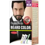 Bigen Men's Beard Color, Natural Black B101 (20 gm + 20 gm) Free shipping world