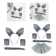 Wolf Costume Set Wolf Costume Accessories Hair Headband Cosplay Accessories