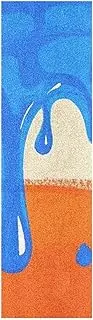 Amooorous Flowing Pigment Orange Decorative Grip Tape for Longboard Grippy Grip Tape for Scooter Non-Skid Cruiser Griptape 33×9 Inch
