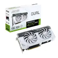 在飛比找蝦皮商城優惠-ASUS 華碩 DUAL-RTX4070S-O12G-WHI